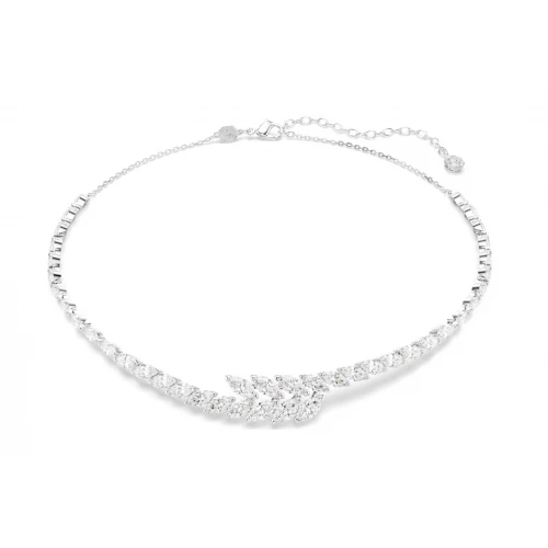 SWAROVSKI Κολιέ Mesmera Marquise κοπή, Λευκό, Επιμετάλλωση ροδίου 5748004