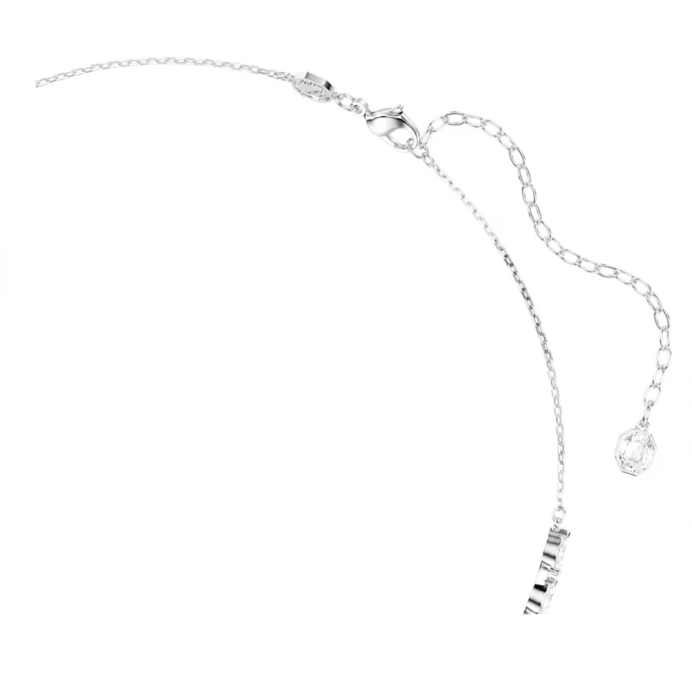 SWAROVSKI Κολιέ Mesmera Marquise κοπή, Λευκό, Επιμετάλλωση ροδίου 5748004