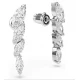 SWAROVSKI Σκουλαρίκια Mesmera Κοπή Marquise, Λευκά, Επιμετάλλωση ροδίου 5748007