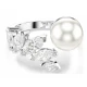 SWAROVSKI Mesmera Δαχτυλίδι, Crystal Pearl, Marquise Κοπή, Λευκό, Επιμετάλλωση Ροδίου 5748012