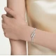 SWAROVSKI Βραχιόλι Mesmera Κοπή Marquise, Λευκό, Επιμετάλλωση ροδίου 5748014