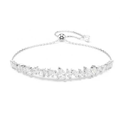 SWAROVSKI Βραχιόλι Mesmera Κοπή Marquise, Λευκό, Επιμετάλλωση ροδίου 5748650