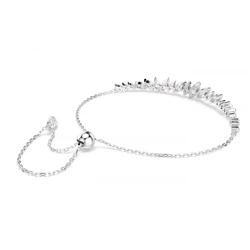 SWAROVSKI Βραχιόλι Mesmera Κοπή Marquise, Λευκό, Επιμετάλλωση ροδίου 5748650