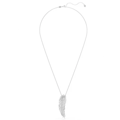 SWAROVSKI Μενταγιόν και Καρφίτσα Vienna, Φτερό, Λευκό Επιμετάλλωση ροδίου 5749209