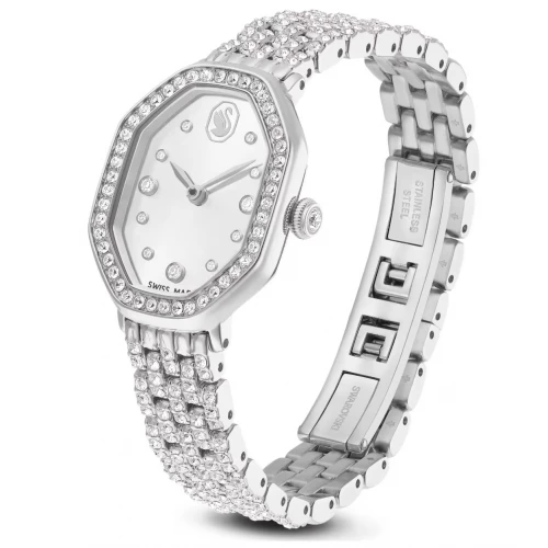SWAROVSKI Dextera Octagon Με Μεταλλικό Μπρασελέ από Ανοξείδωτο Ατσάλι και Κρύσταλλα 5749451