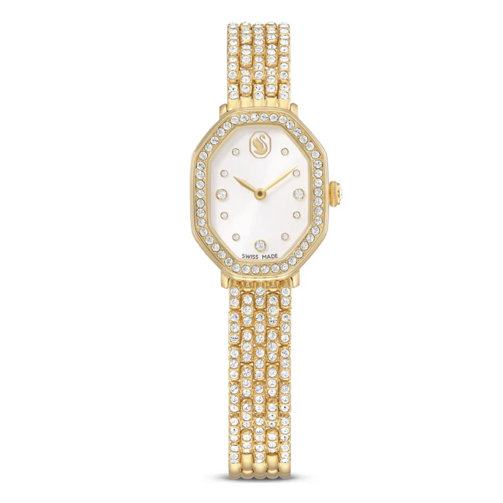 SWAROVSKI Dextera Octagon Με Μεταλλικό Μπρασελέ από Ανοξείδωτο Ατσάλι και Κρύσταλλα σε Χρυσό Τόνο 5749453