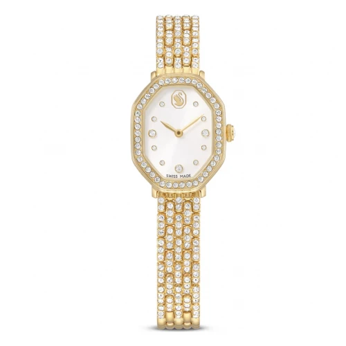 SWAROVSKI Dextera Octagon Με Μεταλλικό Μπρασελέ από Ανοξείδωτο Ατσάλι και Κρύσταλλα σε Χρυσό Τόνο 5749453
