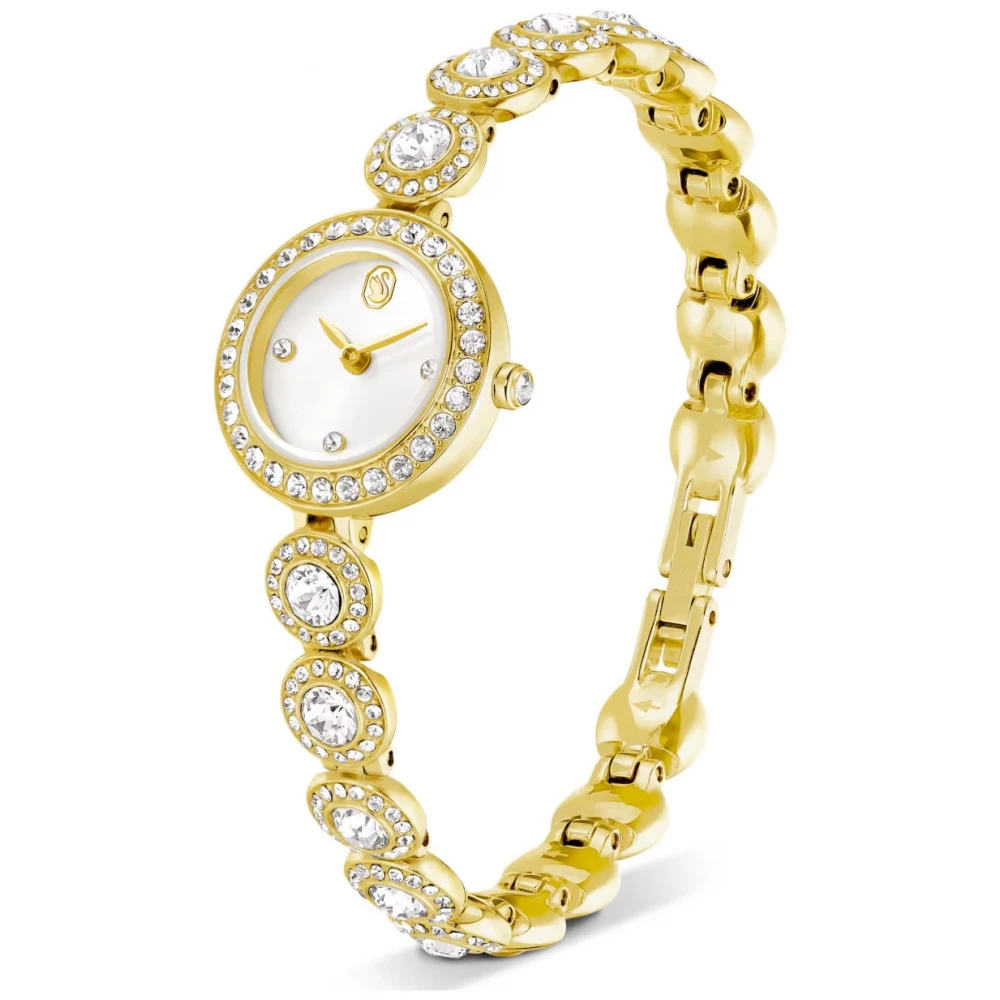 SWAROVSKI Una Angelic Με Μπρασελέ από Ανοξείδωτο Ατσάλι και Κρύσταλλα σε Χρυσό Τόνο 5750500