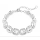 SWAROVSKI Una Angelic Βραχιόλι, Cushion Κοπή, Λευκό, Επιροδιωμένο 5751558