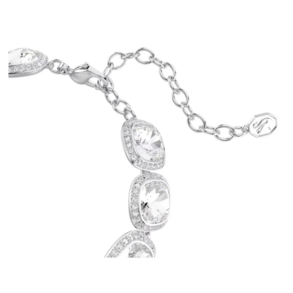 SWAROVSKI Una Angelic Βραχιόλι, Cushion Κοπή, Λευκό, Επιροδιωμένο 5751558