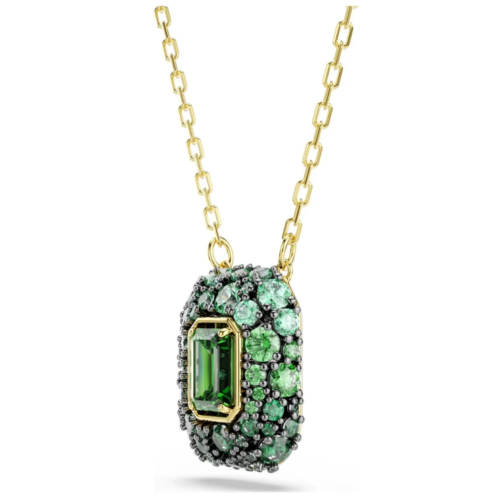 SWAROVSKI Μενταγιόν Sublima, Οκτάγωνη κοπή, Πράσινο, Επιμετάλλωση σε Χρυσό 18K 5752884