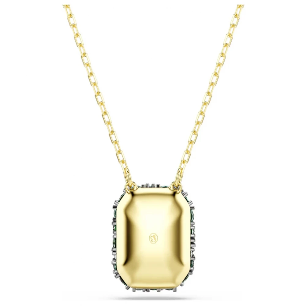 SWAROVSKI Μενταγιόν Sublima, Οκτάγωνη κοπή, Πράσινο, Επιμετάλλωση σε Χρυσό 18K 5752884