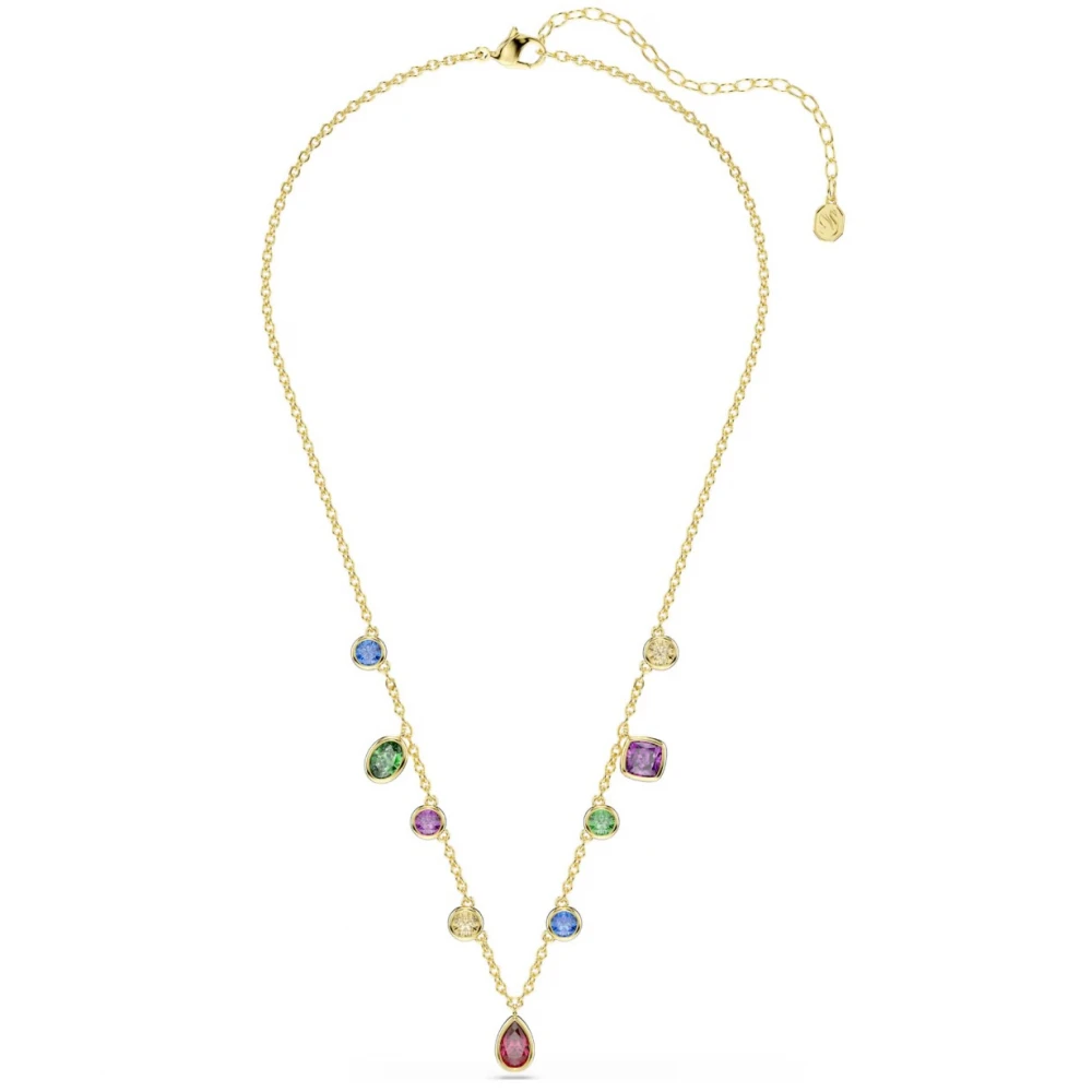 SWAROVSKI Κολιέ imber Μίξη κοπών, Πολύχρωμο, Επιμετάλλωση σε χρυσό 18K 5753274
