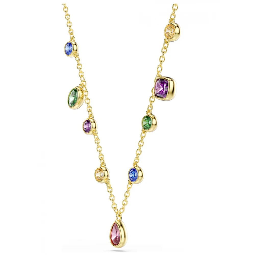 SWAROVSKI Κολιέ imber Μίξη κοπών, Πολύχρωμο, Επιμετάλλωση σε χρυσό 18K 5753274