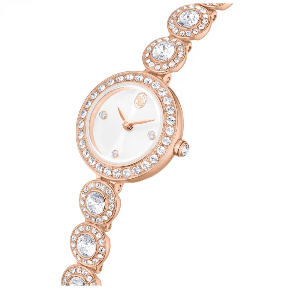 SWAROVSKI Ρολόι Una Angelic, με Μπρασελέ από Κρύσταλλα και Ανοξείδωτο Ατσάλι σε Ροζ-χρυσό τόνο 5753309