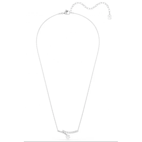SWAROVSKI Κολιέ Matrix Στρογγυλή κοπή, Λευκό, Επιμετάλλωση ροδίου 5753568