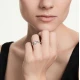 SWAROVSKI Δαχτυλίδι Chroma Μίξη κοπών, Αστέρι, Λευκό, Επιμετάλλωση ροδίου 5754173