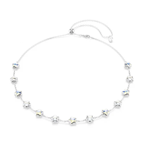 SWAROVSKI Chroma Κολιέ Μίξη Κοπών, Λευκό, Αστέρι, Επιροδιωμένο 5754183