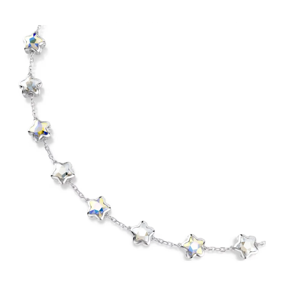 SWAROVSKI Chroma Κολιέ Μίξη Κοπών, Λευκό, Αστέρι, Επιροδιωμένο 5754183