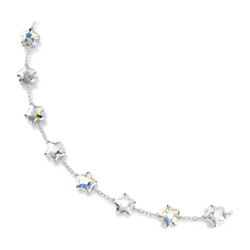 SWAROVSKI Chroma Κολιέ Μίξη Κοπών, Λευκό, Αστέρι, Επιροδιωμένο 5754183