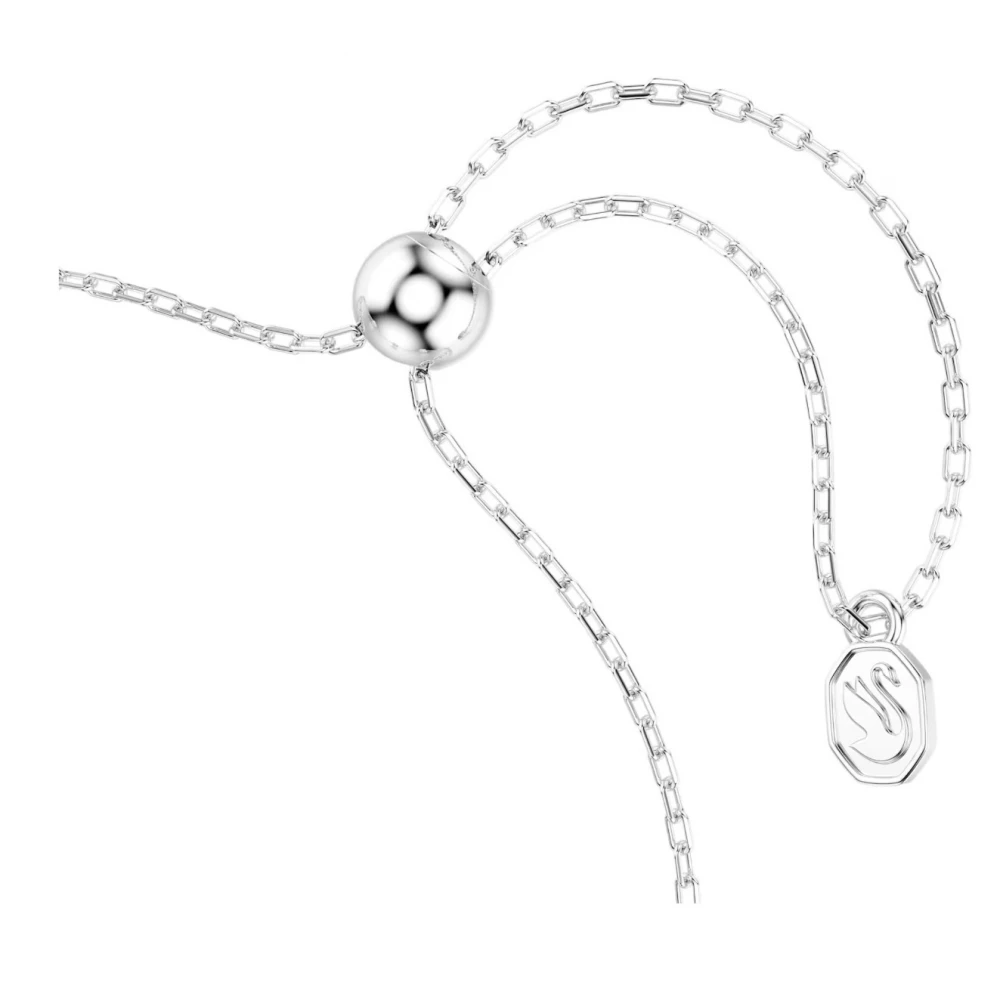 SWAROVSKI Chroma Βραχιόλι, Αστέρι, Λευκό, Μίξη Κοπών, Επιμετάλλωση Ροδίου 5754185