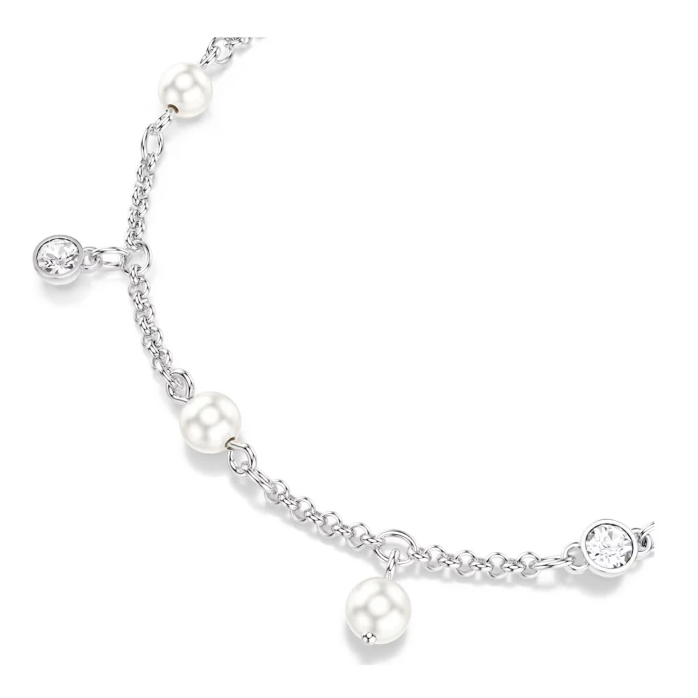 SWAROVSKI Βραχιόλι Imber, Crystal Pearl, Στρογγυλή κοπή, Λευκό, Επιροδιωμένο 5754242