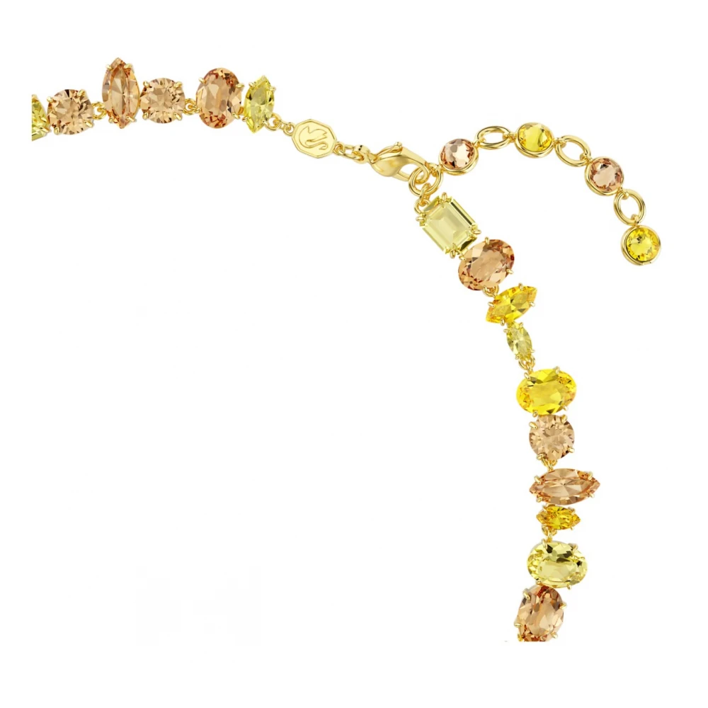SWAROVSKI Gema Κολιέ, Μείξη κοπών, Κίτρινο, Επιμετάλλωση σε Χρυσό 18Κ 5754259