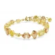 SWAROVSKI Gema Βραχιόλι, Μίξη Κοπών, Κίτρινο, Επιμετάλλωση σε Χρυσό 18Κ 5754260