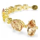 SWAROVSKI Gema Βραχιόλι, Μίξη Κοπών, Κίτρινο, Επιμετάλλωση σε Χρυσό 18Κ 5754260