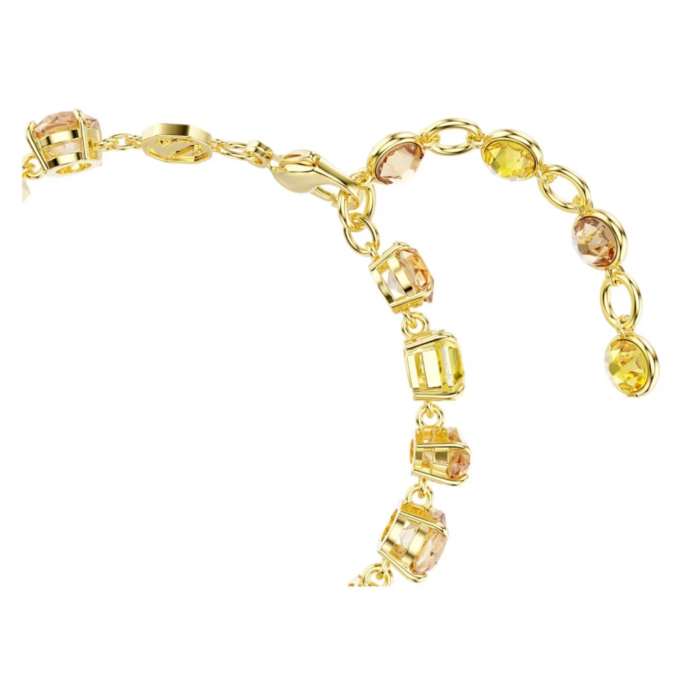 SWAROVSKI Gema Βραχιόλι, Μίξη Κοπών, Κίτρινο, Επιμετάλλωση σε Χρυσό 18Κ 5754260