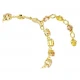 SWAROVSKI Gema Βραχιόλι, Μίξη Κοπών, Κίτρινο, Επιμετάλλωση σε Χρυσό 18Κ 5754260