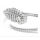 SWAROVSKI Vienna Άκαμπτο Βραχιόλι, Φτερό, Λευκό, Μίξη Κοπών, Επιμετάλλωση Ροδίου 5754273