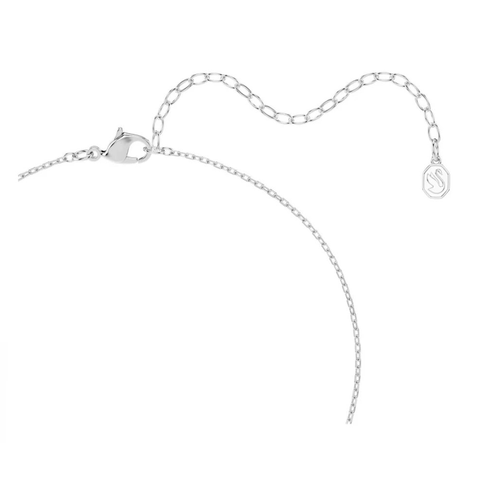 SWAROVSKI Una Angelic Μενταγιόν με αλυσίδα, Cushion κοπή, Λευκό, Επιροδιωμένο 5754340
