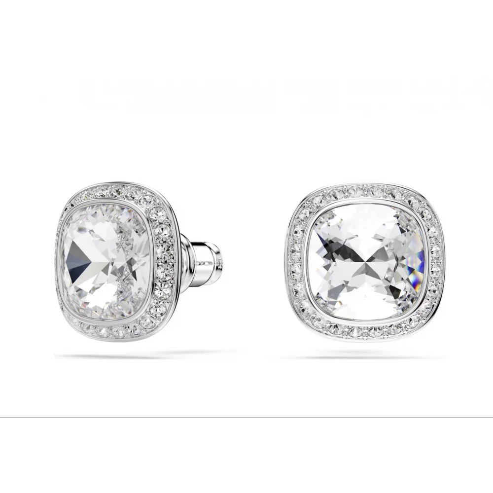 SWAROVSKI Una Angelic Set, Cushion κοπή, Λευκό, Επιροδιωμένο 5754343