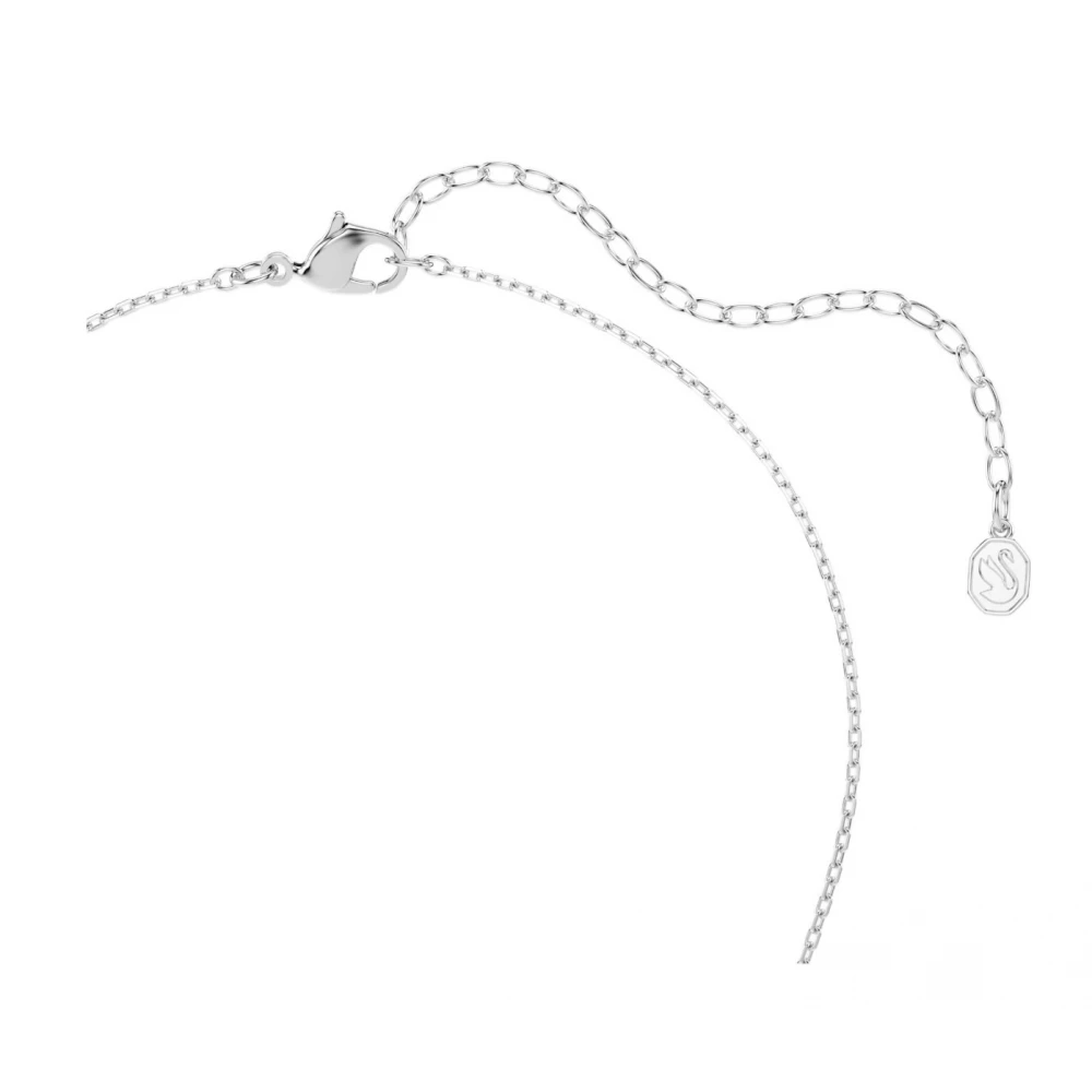 SWAROVSKI Swan Μενταγιόν Κύκνος, Μίξη Κοπών, Λευκό, Επιροδιωμένο 5754347