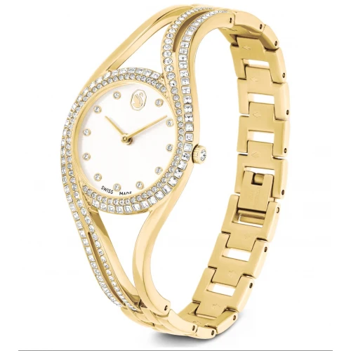 SWAROVSKI Hyperbola Bangle Eλβετικής κατασκευής, Μπρασελέ από Ανοξείδωτο Ατσάλι σε Χρυσό τόνο 5754534