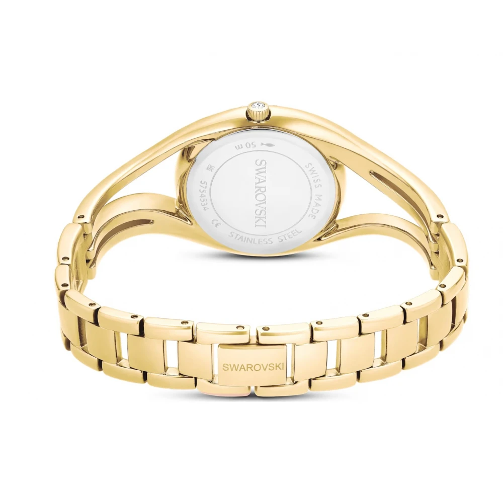 SWAROVSKI Hyperbola Bangle Eλβετικής κατασκευής, Μπρασελέ από Ανοξείδωτο Ατσάλι σε Χρυσό τόνο 5754534