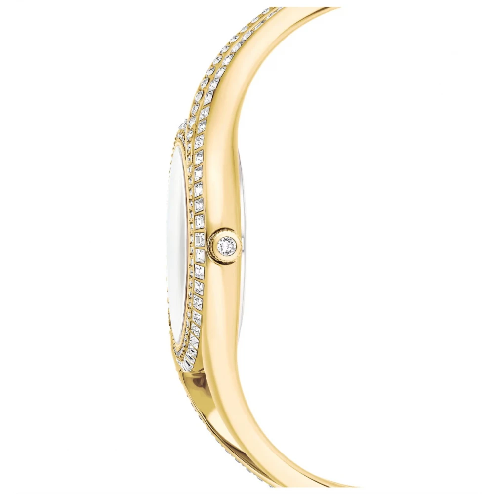 SWAROVSKI Hyperbola Bangle Eλβετικής κατασκευής, Μπρασελέ από Ανοξείδωτο Ατσάλι σε Χρυσό τόνο 5754534