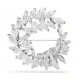 SWAROVSKI Καρφίτσα Mesmera, Marquise κοπή, Λευκό, Επιμετάλλωση ροδίου 5754566