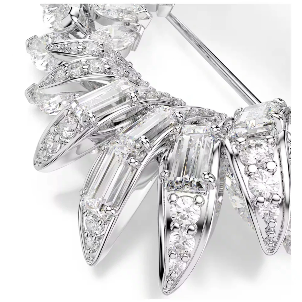SWAROVSKI Καρφίτσα Mesmera, Marquise κοπή, Λευκό, Επιμετάλλωση ροδίου 5754566