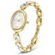 SWAROVSKI Imber Οβάλ Eλβετικής κατασκευής, Μπρασελέ από Ανοξείδωτο Ατσάλι, Χρυσός τόνος, 5754812