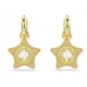 SWAROVSKI Σκουλαρίκια-σταγόνα Sublima Πολύχρωμα, Στρογγυλή Κοπή, Επιμετάλλωση σε χρυσό 18Κ 5755274