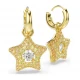SWAROVSKI Σκουλαρίκια-σταγόνα Sublima Πολύχρωμα, Στρογγυλή Κοπή, Επιμετάλλωση σε χρυσό 18Κ 5755274