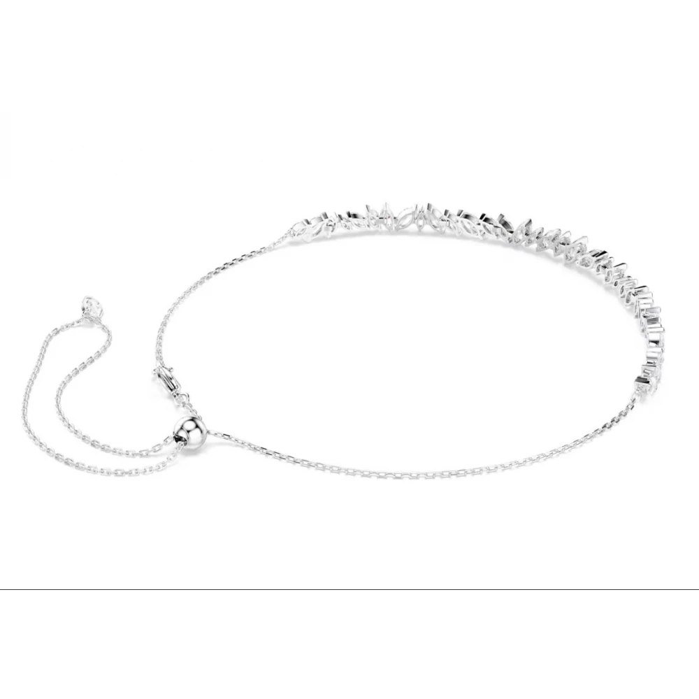 SWAROVSKI Τσόκερ Mesmera Marquise κοπή, Λευκό, Επιμετάλλωση ροδίου 5755905