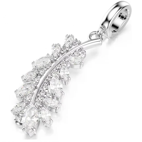 SWAROVSKI Vienna Γούρι, Φτερό, Λευκό, Μίξη Κοπών, Επιμετάλλωση Ροδίου 5757739