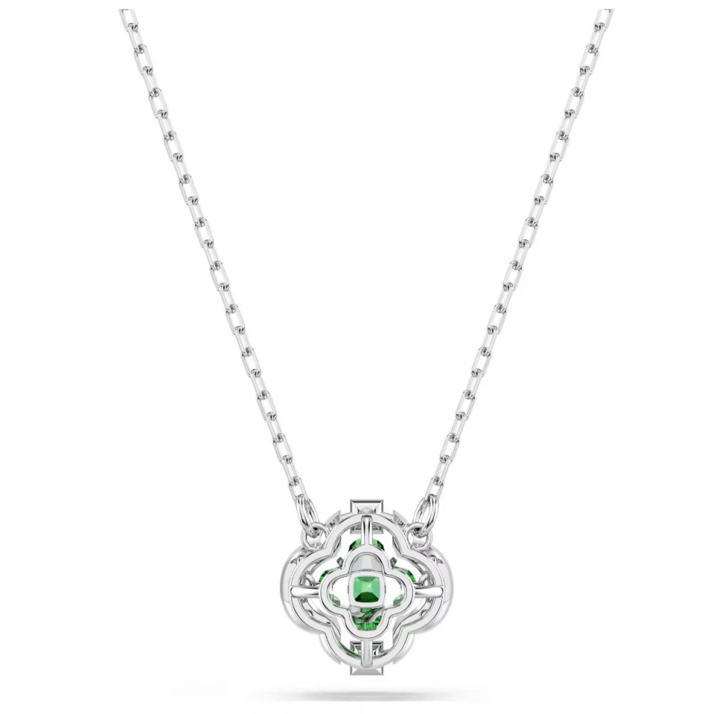 SWAROVSKI Una Angelic Μενταγιόν με αλυσίδα, Μίξη κοπών, Πράσινο, Επιροδιωμένο 5757785