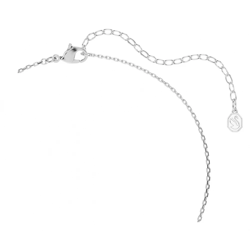 SWAROVSKI Μενταγιόν Chroma, Μικτή κοπή, Ροζ, Επιμετάλλωση Ροδίου 5757789