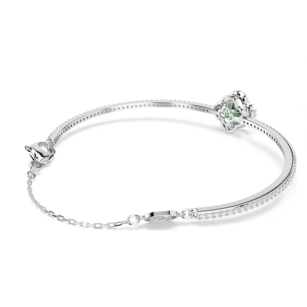 SWAROVSKI Una Angelic Βραχιόλι, Μικτές Κοπές, Πράσινο, Επιροδιωμένο 5757791
