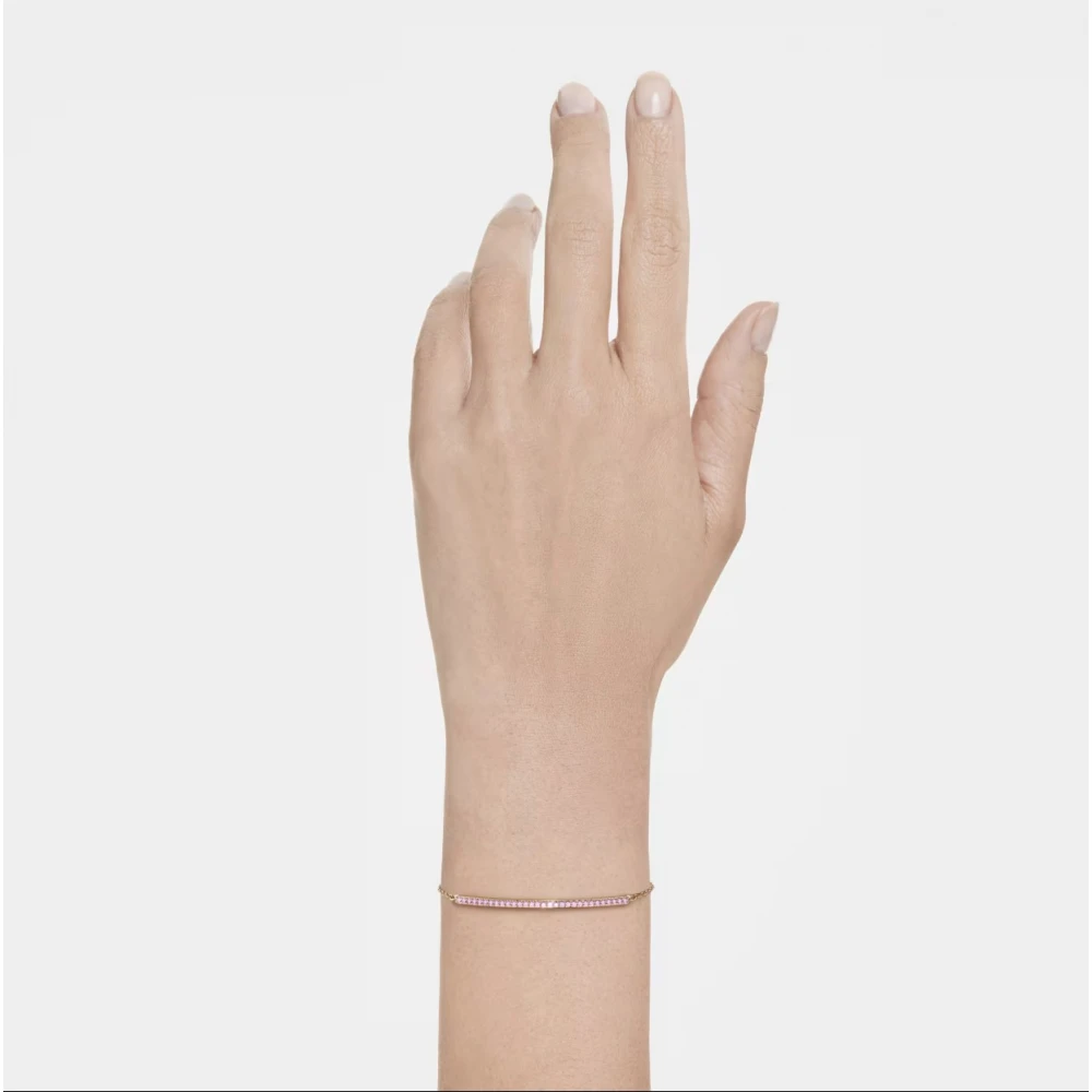 SWAROVSKI Only Βραχιόλι Στρογγυλή κοπή, Μωβ, Επιχρυσωμένο σε 18Κ 5757795