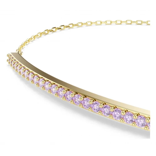 SWAROVSKI Only Βραχιόλι Στρογγυλή κοπή, Μωβ, Επιχρυσωμένο σε 18Κ 5757795